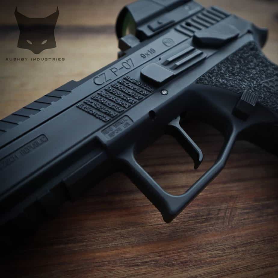 CZ P07 flat trigger